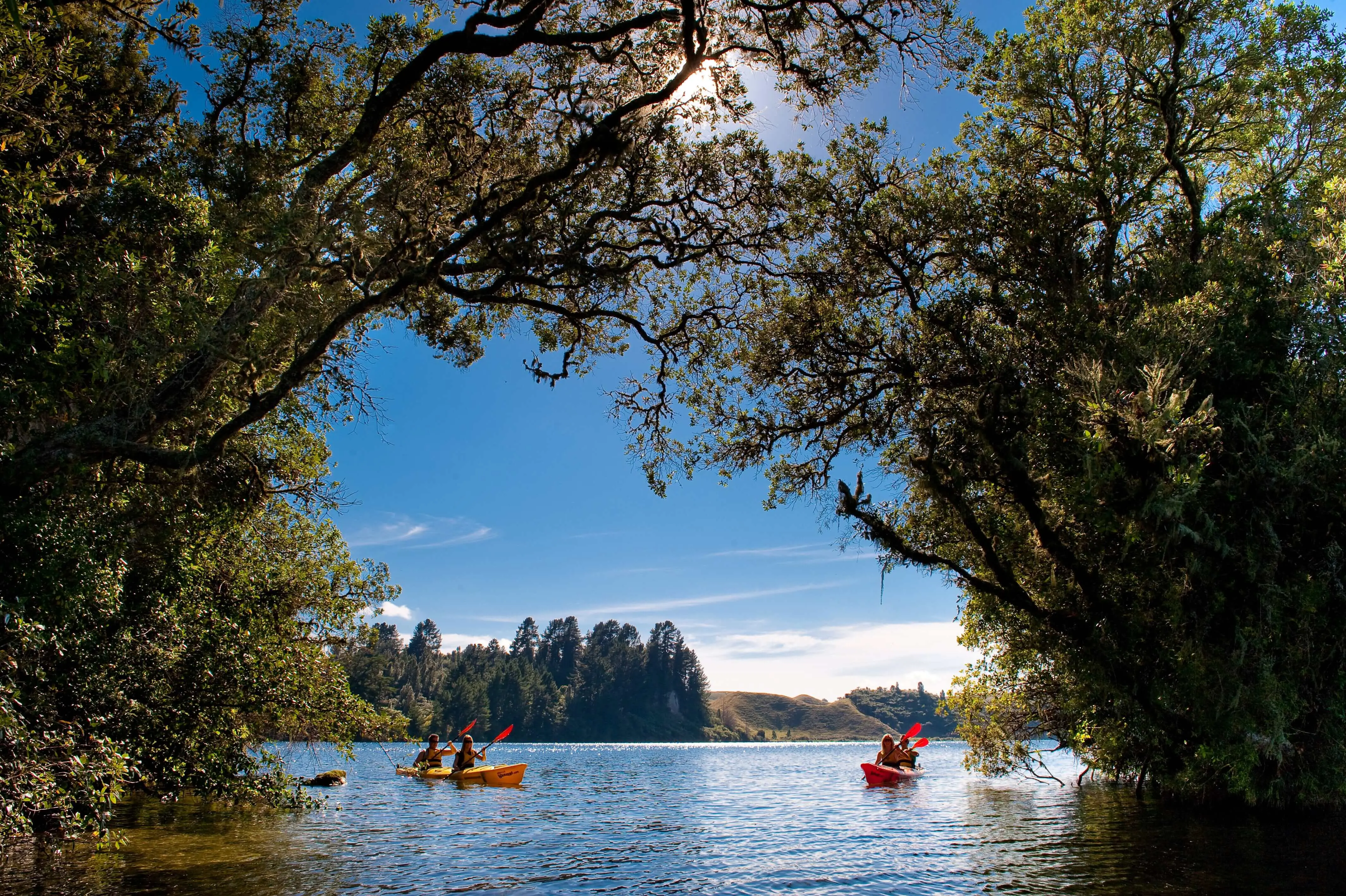 Waimarino adventure park kayakers - Credit: Andy Belcher