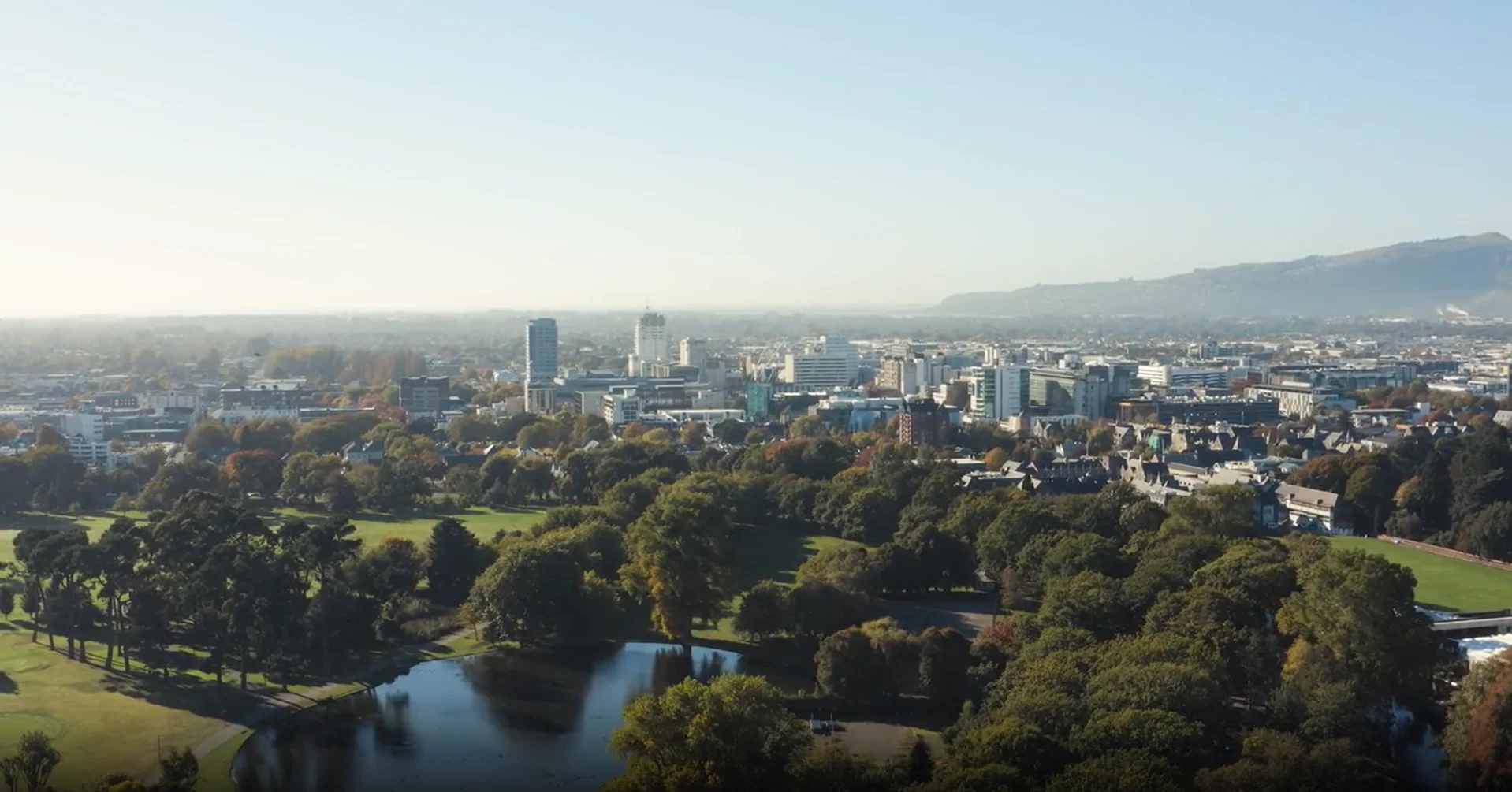 Christchurch city panorama