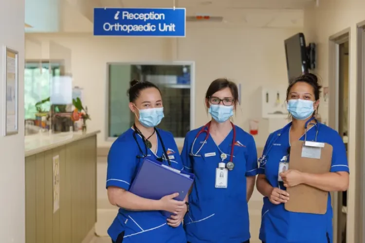 Orthopaedic unit nurses from Health New Zealand - Lakes District