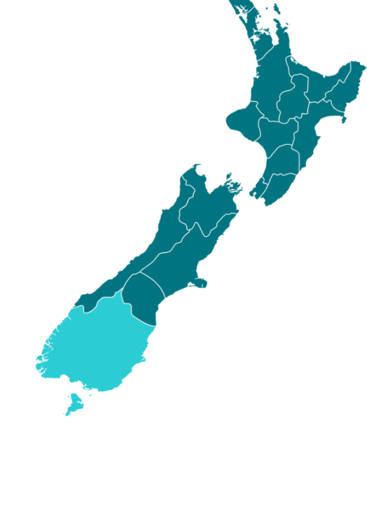Southern District on the NZ map
