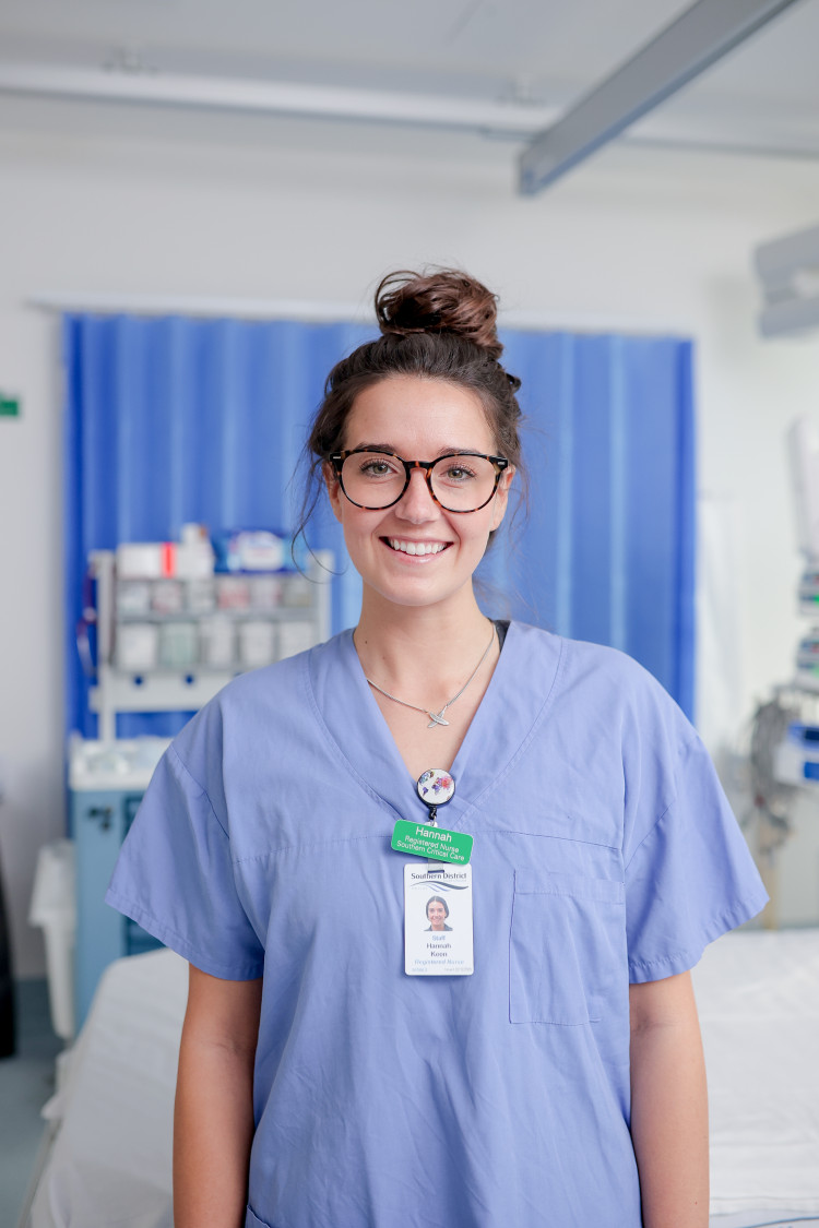 Hannah, Critical Care Nurse - Health New Zealand 