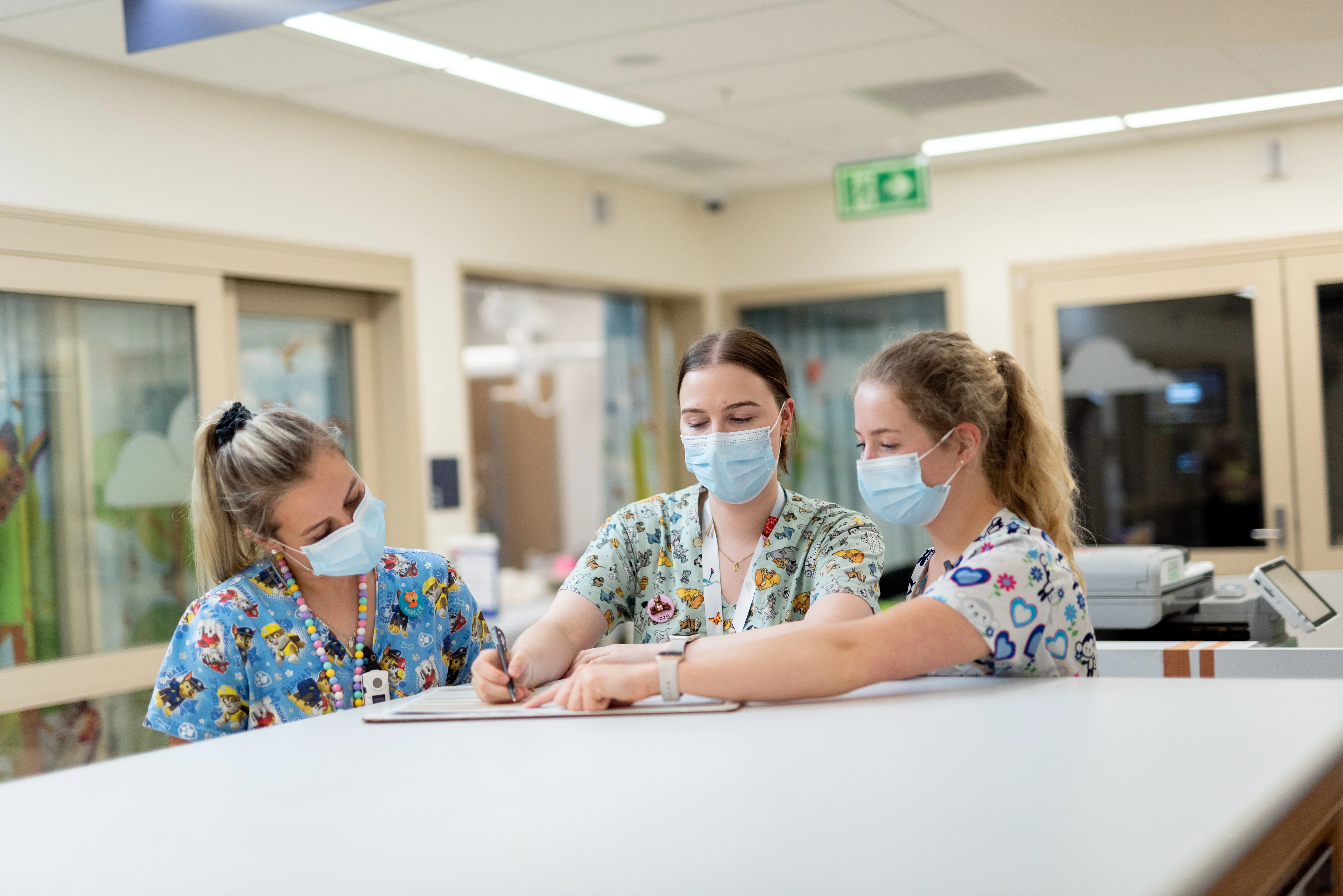 Izzy, Marlee & Emily, Nurses - Health New Zealand