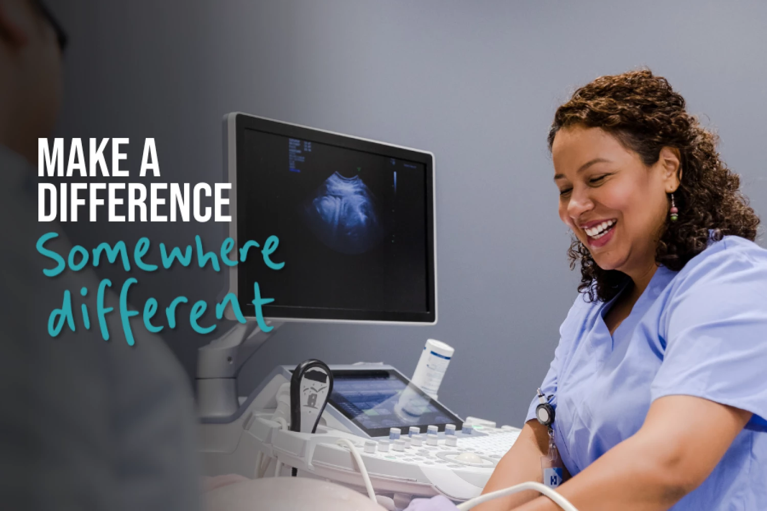 Sonographer making a difference somewhere different